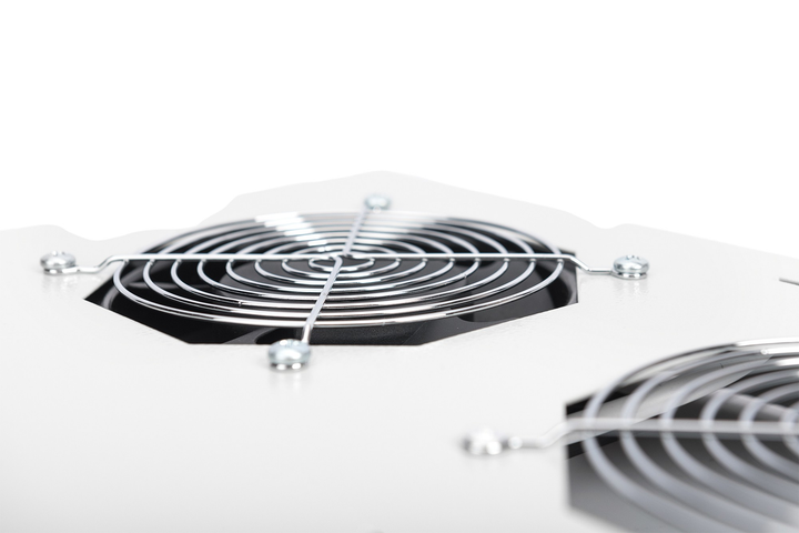 Потолочный блок охлаждения для серверных шкафов Digitus Unique & Varioflex-N 4 x Fans Grey (DN-19 FAN-4-N) - изображение 2