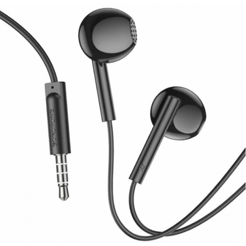 Наушники пластиковые BOROFONE BM76 Ocean universal with mic черные - изображение 4