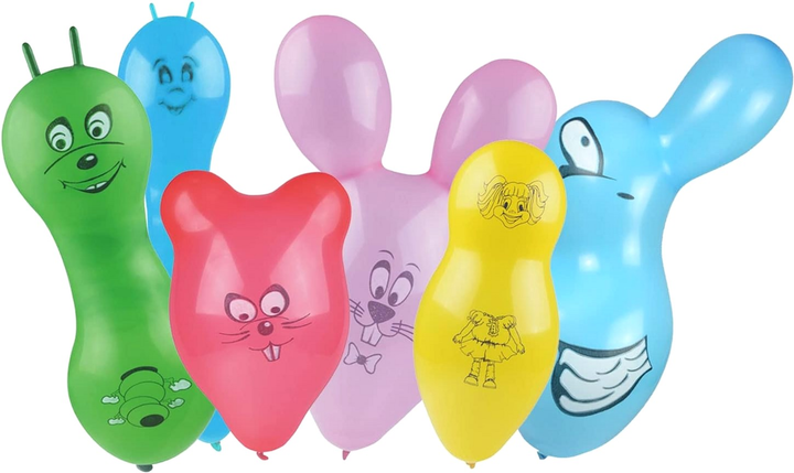 Balony Arpex Figurki 50 szt Kolorowe (8021886206036) - obraz 2