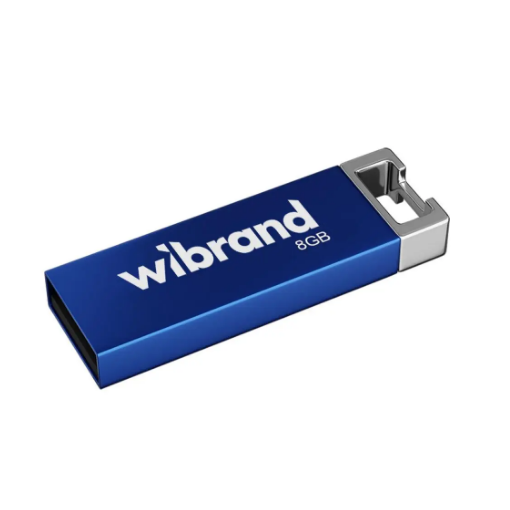 Флешка 8Гб USB 2.0 блакитний Chameleon Wibrand - Фото 1 Флешка 8Гб USB 2.0 блакитний Chameleon Wibrand - изображение 1
