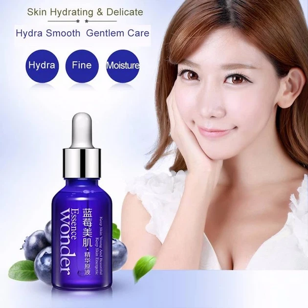 Сыворотка для лица с гиалуроновой кислотой BIOAQUA Blueberry Essence Wonder 15мл - изображение 2