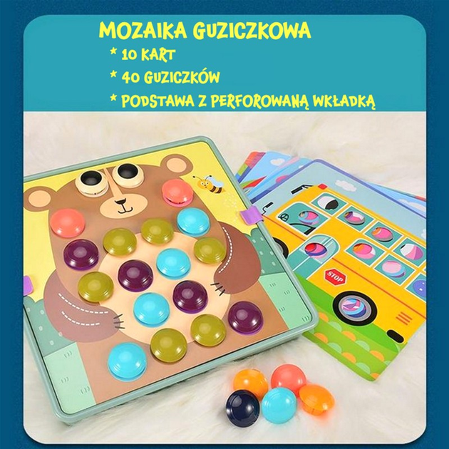 Сортер Swede Mushroom Button Puzzle (5902496171996) - зображення 4