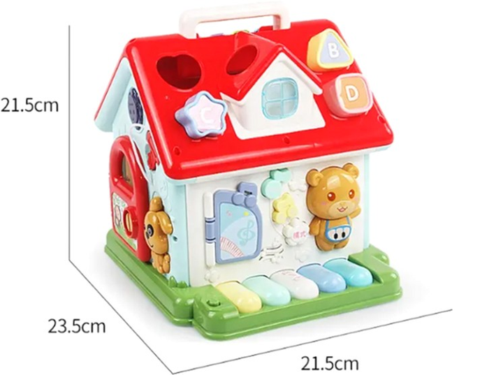 Domik-Sorter Sobebear z dźwiękiem i światłem Pianino (5901384732752) - obraz 5