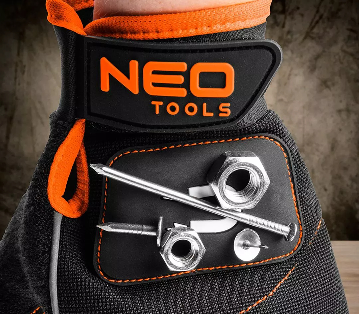 Рукавиці робочі захисні NEO Tools з магнітом без пальців розміром 10" GD014 (5907558462418) - зображення 5