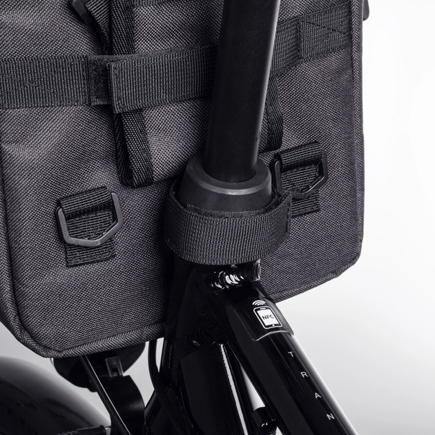 Torba rowerowa Wozinsky na kierownicę Grey (5907769308642) - obraz 6