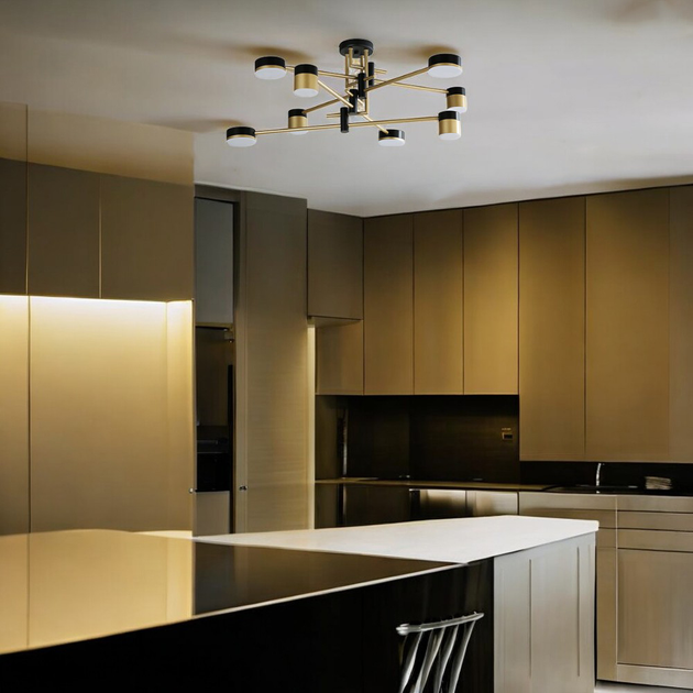 Люстра Wunderlicht LED 8х36W 8009-48 для кухні, спальні, вітальні - зображення 2
