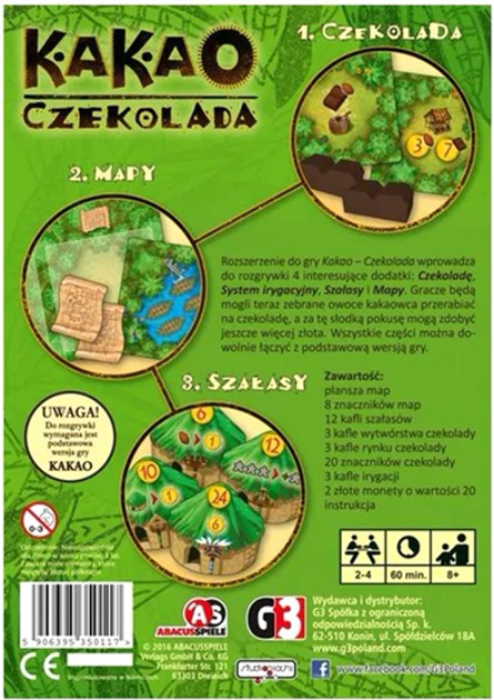 Dodatek do gry planszowej G3 Kakao Czekolada (5906395350117) - obraz 3