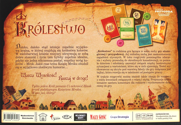 Gra planszowa Wydawnictwo Kościuszko Królestwo (9788394174323) - obraz 3