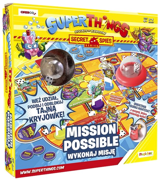 Gra planszowa Magic Box Super Things Secret Spies Wykonaj misję (5020674110367) - obraz 1