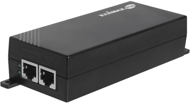 Injektor PoE Edimax GP-101IT IEEE 802.3at Gigabit PoE+ Black - obraz 1