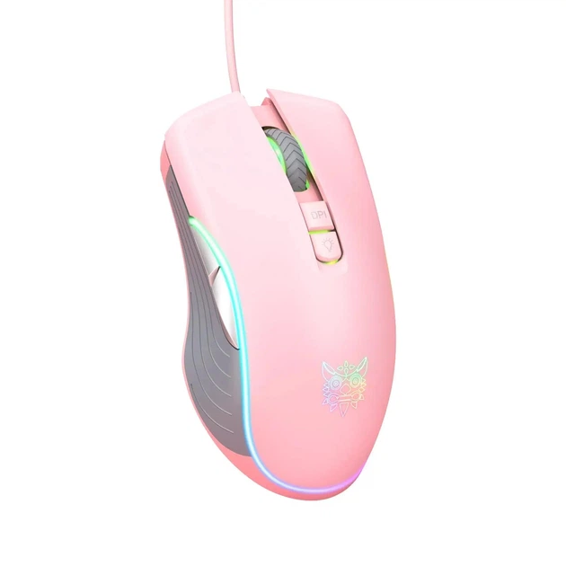 Мышь игровая ONIKUMA проводная USB с RGB подсветкой Gaming Pink (CW908 pink) - изображение 2