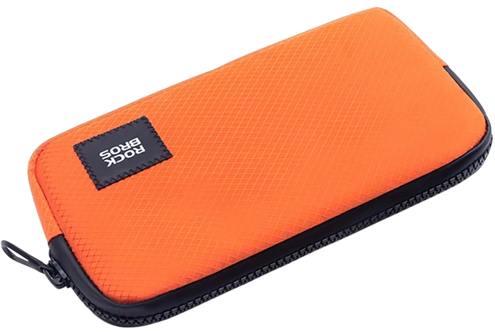 Saszetka rowerowa Rockbros 30990043004 na telefon, klucze, portfel 0.15 l Orange (7683507143321) - obraz 1