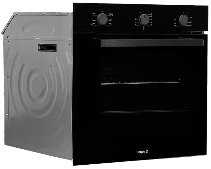 Духова шафа BORGIO OFA 306.02 B Black Glass - зображення 3
