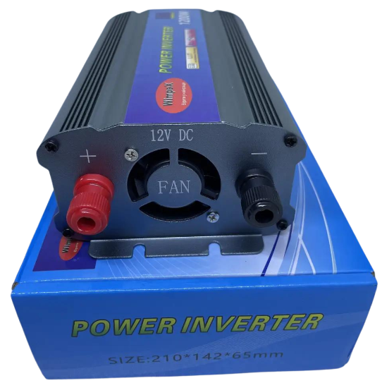 Інвертор для авто 1200W, Перетворювач 12-220V, AC-DC інвертор напруги, Power inverter - зображення 3