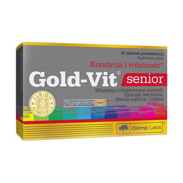 Витаминно-минеральный комплекс для пожилых людей OLIMP Gold-Vit Senior ...