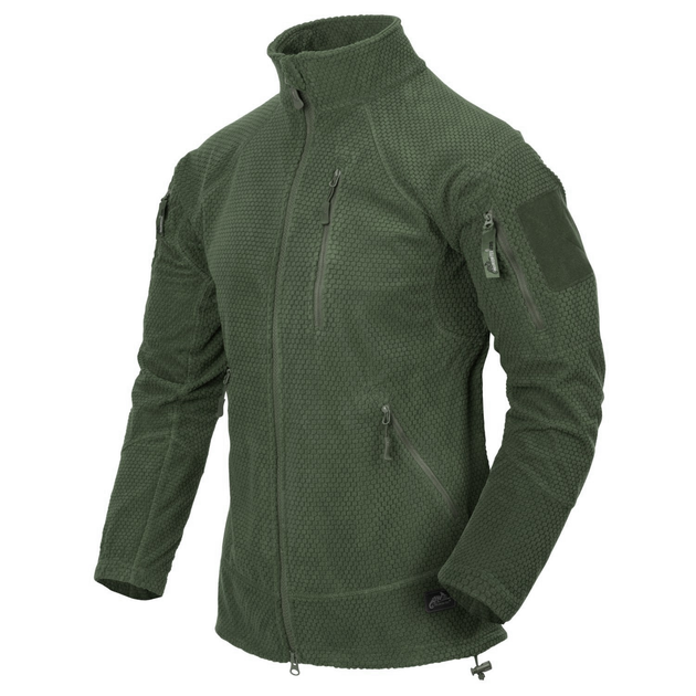 Кофта флісова Helikon-Tex Alpha Tactical Jacket Olive XXL - зображення 1