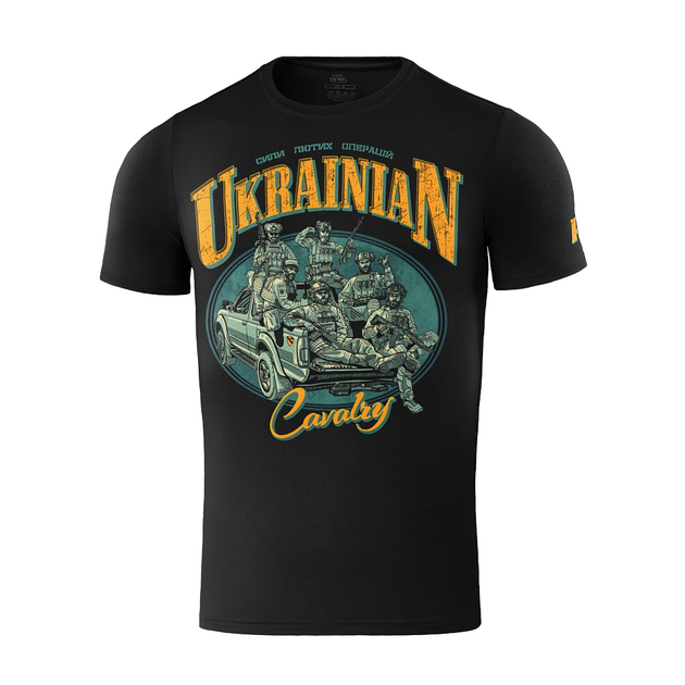 Футболка M-Tac Ukrainian Cavalry Black XS - зображення 1