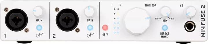 Аудиоинтерфейс Arturia MiniFuse 2 White - Фото 1 Аудиоинтерфейс Arturia MiniFuse 2 White - изображение 1