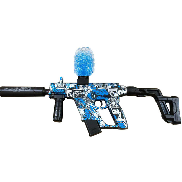 Автомат на гидрогелевых шариках (орбизах) Gel Energy Graffiti Blue ...