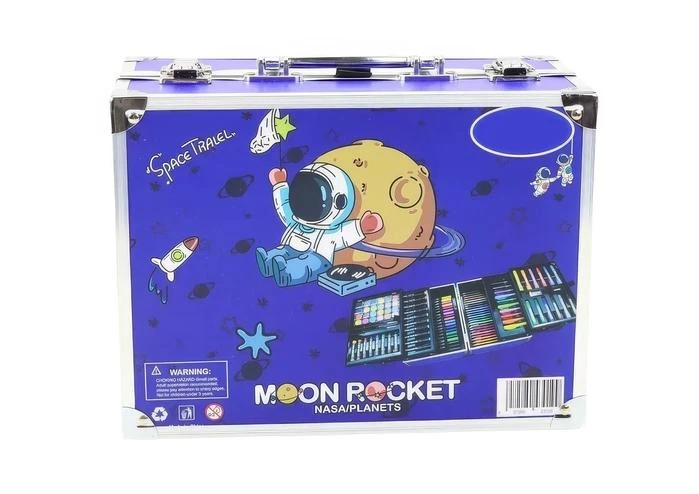 Набор для творчества в алюминиевом чемодане Moon Rocket Nasa