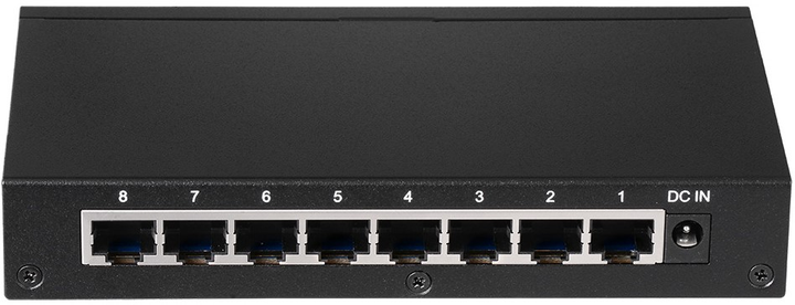Комутатор Edimax GS-1008E v2 8 x RJ-45 GbE Black - зображення 4