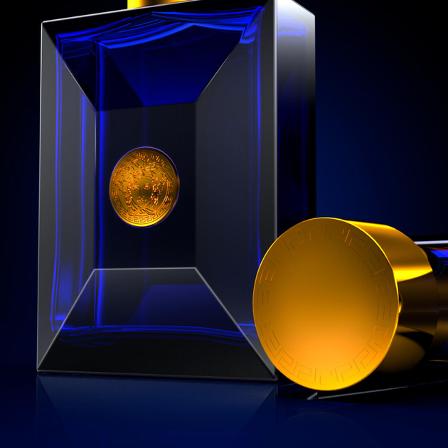 Zestaw męski Versace Dylan Blue Balsam po goleniu 50 ml + Żel pod prysznic 50 ml + Woda toaletowa 50 ml (8011003879359) - obraz 4