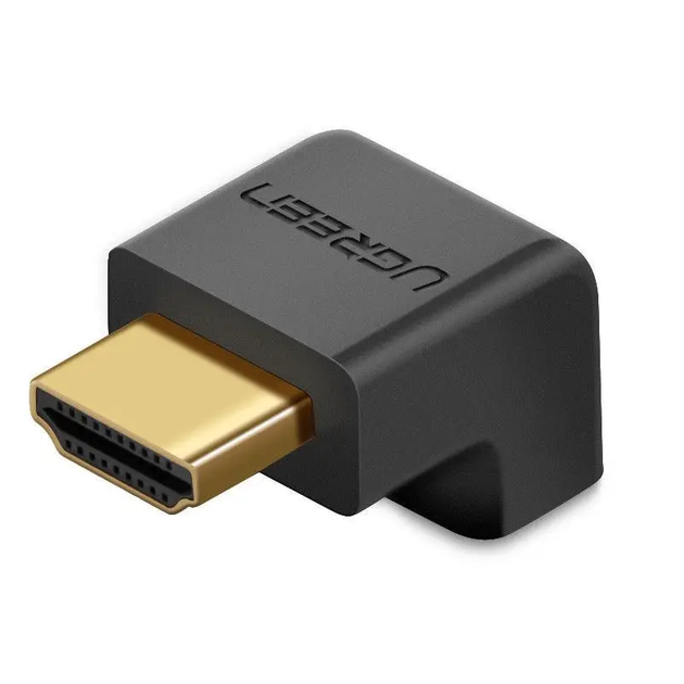 Адаптер UGREEN HDMI 4K Adapter Male to Female Down-angled (UGR-20109) - Фото 1 Адаптер UGREEN HDMI 4K Adapter Male to Female Down-angled (UGR-20109) - зображення 1