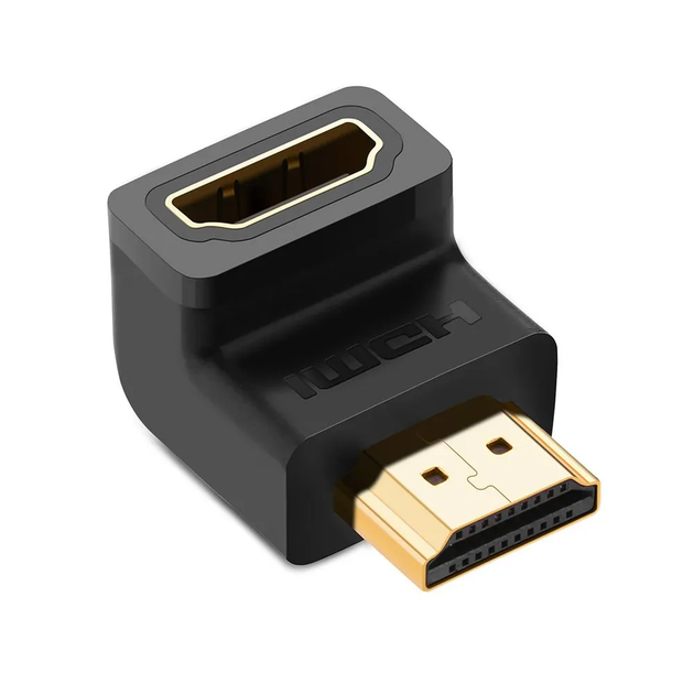 Адаптер UGREEN HDMI 4K Adapter Male to Female Down-angled (UGR-20109) - Фото 3 Адаптер UGREEN HDMI 4K Adapter Male to Female Down-angled (UGR-20109) - зображення 3