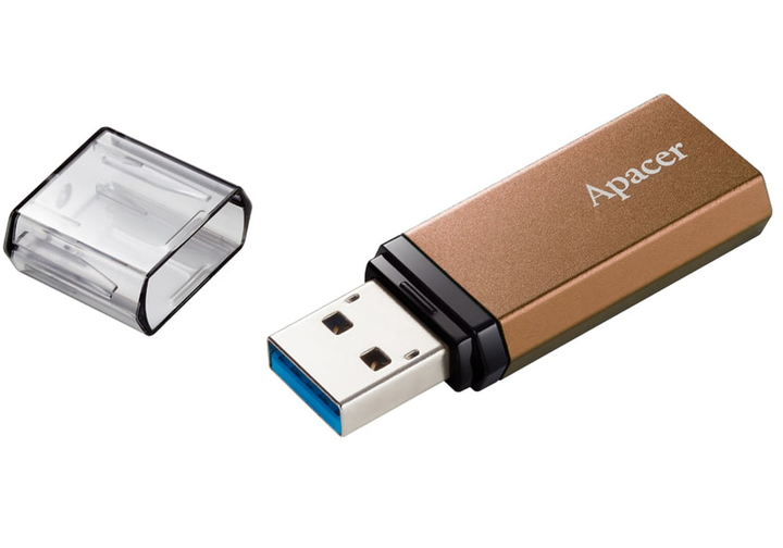Флеш-накопичувач Apacer USB 3.2 Gen 1 AH25C 128GB Bronze - изображение 4