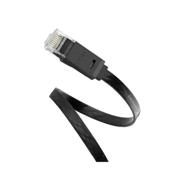 Мережевий кабель UGREEN Cat 6 U/UTP Lan Flat Cable 1m (Black) (UGR-50173) - изображение 3