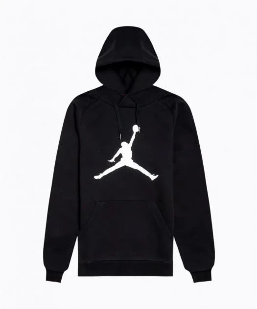 Кофта мужская Jordan Jumpman Logo Fleece Hoodie L Чорний AV3145-010 - Фото 1 Кофта мужская Jordan Jumpman Logo Fleece Hoodie L Чорний AV3145-010 - изображение 1