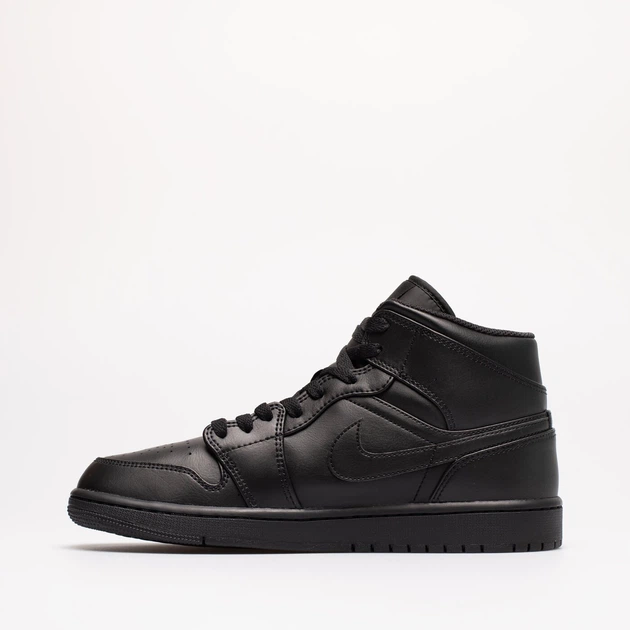 Кроссовки мужские Jordan 1 Mid 45 Чорний 554724-093 - Фото 3 Кроссовки мужские Jordan 1 Mid 45 Чорний 554724-093 - изображение 3