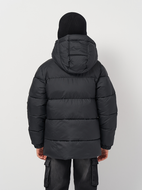 Подростковая зимняя стеганная куртка для мальчика Columbia Puffect Hooded Jacket 2096271-010 164-170 см Черная (990054823666_195981484106) - изображение 2