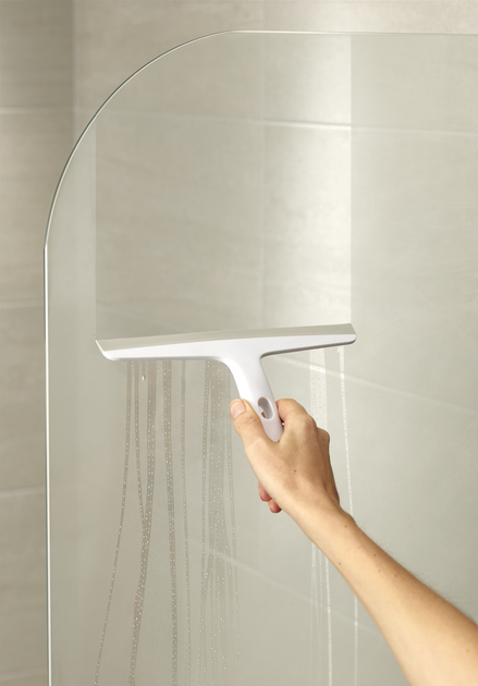 Скребок для душової кабіни Joseph Joseph EasyStore Slimline з гачком для зберігання 20.5 x 24.9 x 3.2 см (5028420003963) - зображення 6
