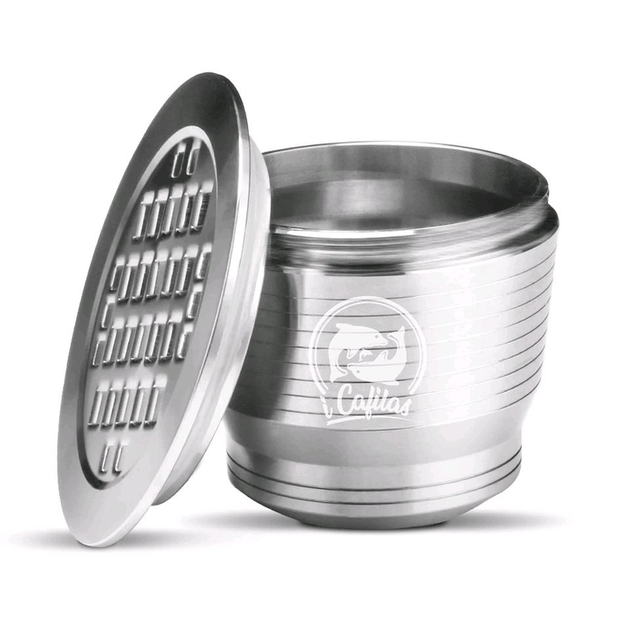 Набор многоразовая стальная капсула nescafe nespresso темпер кофе - изображение 2
