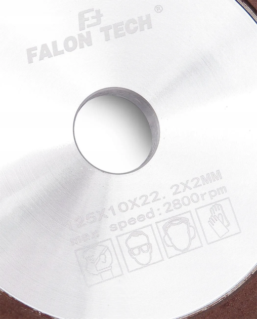 Диск алмазный выпуклый для заточки 125 мм 22 мм Falon-Tech FTTCTDG12522 - изображение 2