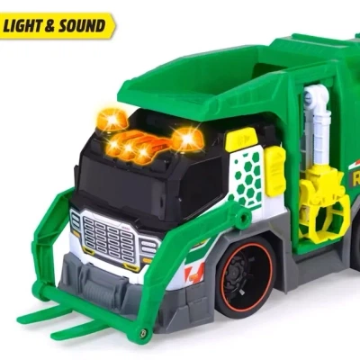 Спецтехника Dickie Toys Мусоровоз с контейнером, со звук. и светл. эффектами, 41 см (3307001) - изображение 2