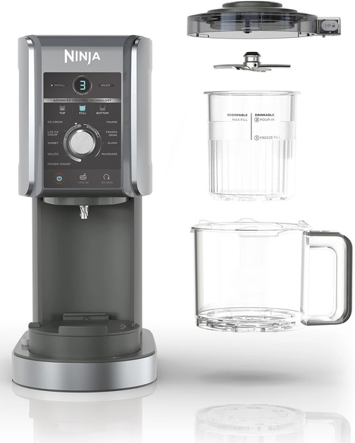 Морозивниця Ninja Creami Deluxe 10-in-1 NC501EU - зображення 3