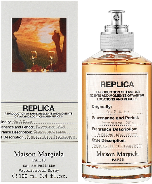 Woda toaletowa unisex Maison Margiela Replica On A Date 100 ml (3614273711784) - obraz 2