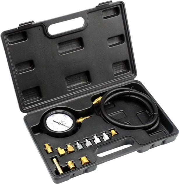Próbnik ciśnienia oleju YATO z adapterami w zakresie 0-35 Bar (YT-73030) (5906083730306) - Zdjęcie 2 Próbnik ciśnienia oleju YATO z adapterami w zakresie 0-35 Bar (YT-73030) (5906083730306) - obraz 2