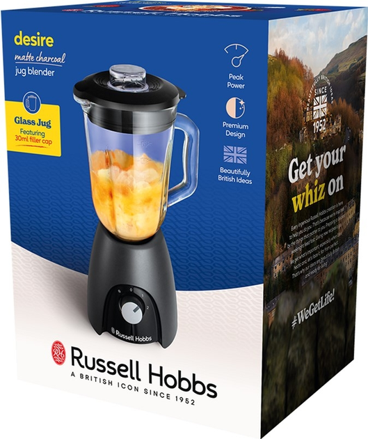 Блендер Russell Hobbs Desire Matte Charcoal 27121-56 - Фото 8 Блендер Russell Hobbs Desire Matte Charcoal 27121-56 - зображення 8