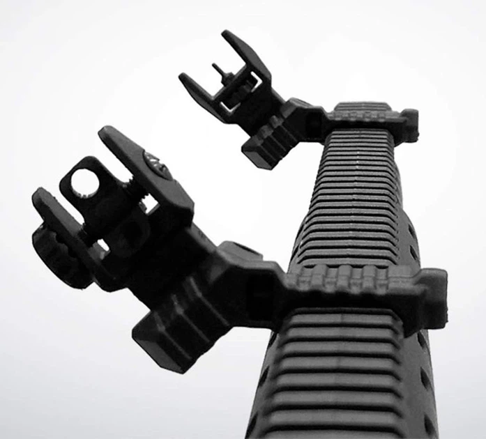 Низкофропильные целик и мушка угловые 45 градусов DLG TACTICAL DLG-184 OFFSET SIGHTS LOW PROFILE Picatinny - Фото 5 Низкофропильные целик и мушка угловые 45 градусов DLG TACTICAL DLG-184 OFFSET SIGHTS LOW PROFILE Picatinny - изображение 5