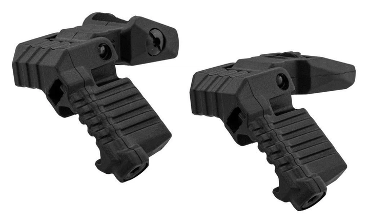 Низкофропильные целик и мушка угловые 45 градусов DLG TACTICAL DLG-184 OFFSET SIGHTS LOW PROFILE Picatinny - Фото 2 Низкофропильные целик и мушка угловые 45 градусов DLG TACTICAL DLG-184 OFFSET SIGHTS LOW PROFILE Picatinny - изображение 2