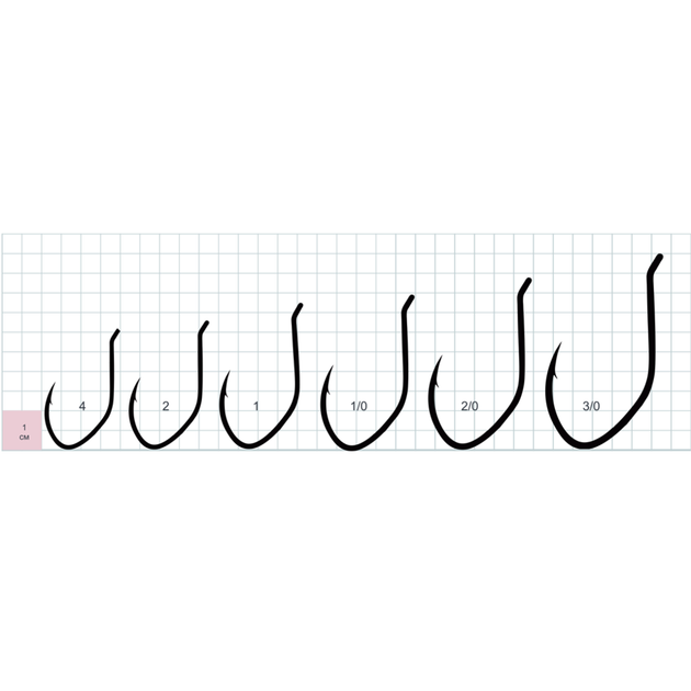 Гачки Gurza CAT FISH HOOK K-1404 №12 - зображення 3