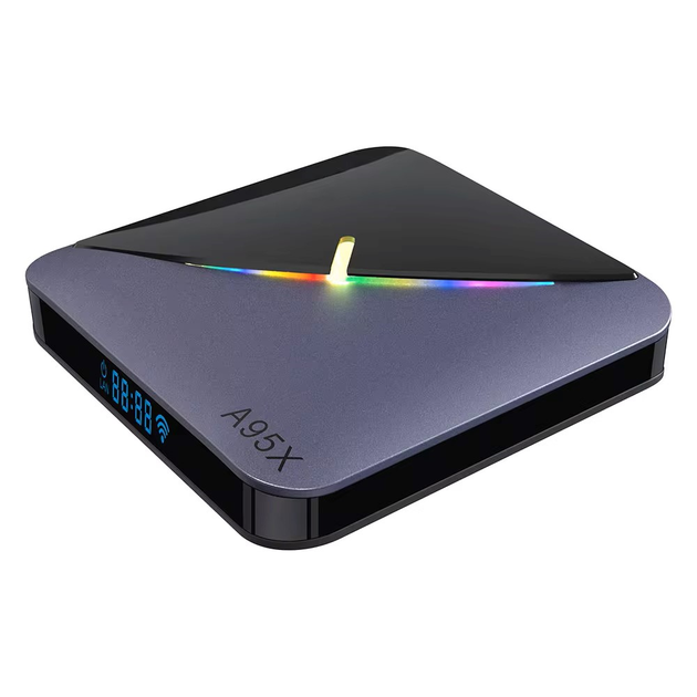 Смарт ТВ приставка A95X F3 Air II 4/64Gb Amlogic S905Y4, медіаплеєр 4K HDR, налаштування Android ATV 11 у подарунок, YouTube та фільми без реклами - зображення 2