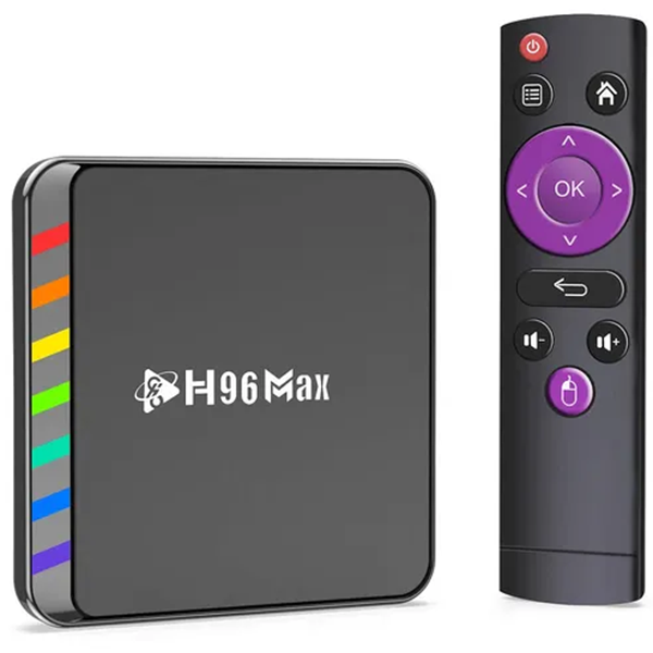 Смарт ТВ 4K HDR приставка H96 MAX W2 4/32Gb Amlogic S905W2 Android 11.0 Smart TV Box, налаштування Android TV у подарунок, YouTube та фільми без реклами - зображення 2