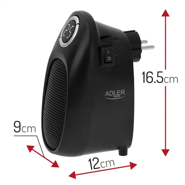 Тепловентилятор керамічний Adler AD 7726 1500Вт - зображення 5