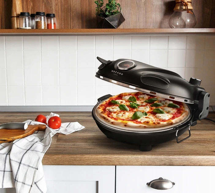 Печь для пиццы Mozano Pizzalicious 1200W AGD/PIE/01#CZA - Фото 9 Печь для пиццы Mozano Pizzalicious 1200W AGD/PIE/01#CZA - изображение 9