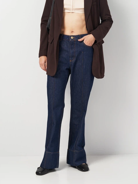 Джинсы женские Zara 4406/165 42 Темно-синие (04406165407429