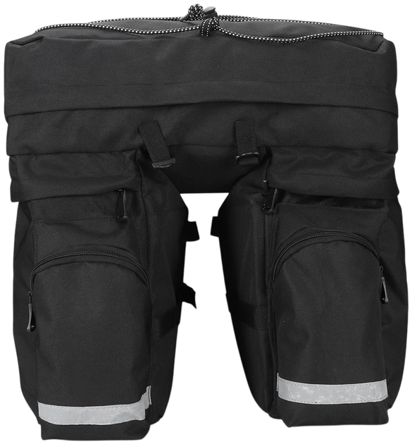 Велосумка Wozinsky WBB13BK на багажник 60 л Black (5907769300523) - зображення 1
